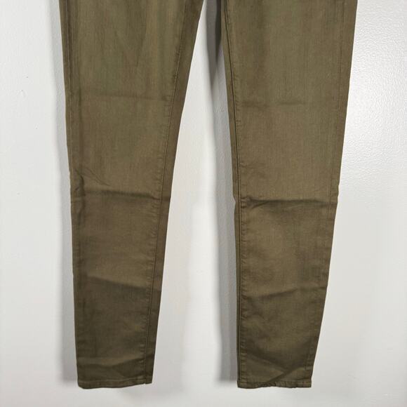 NWT Adriano Goldschmied Womens Green Stretch Ankle Mid Rise Skinny Jeans Size 28 - Picture 3 of 10